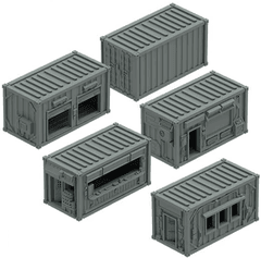 Monster Scenery - Hab Unit Containers